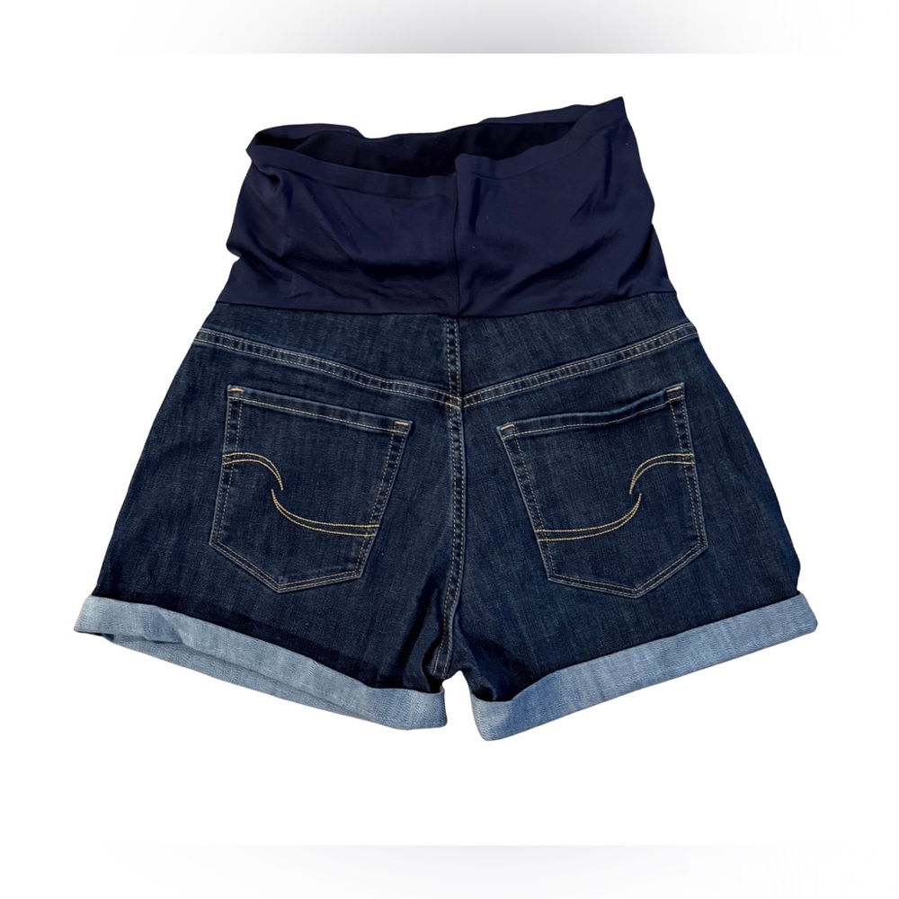 Levi Strauss Signature Gold Women's‎ 5” Denim Maternity Shorts, size Medium - Picture 2 of 4